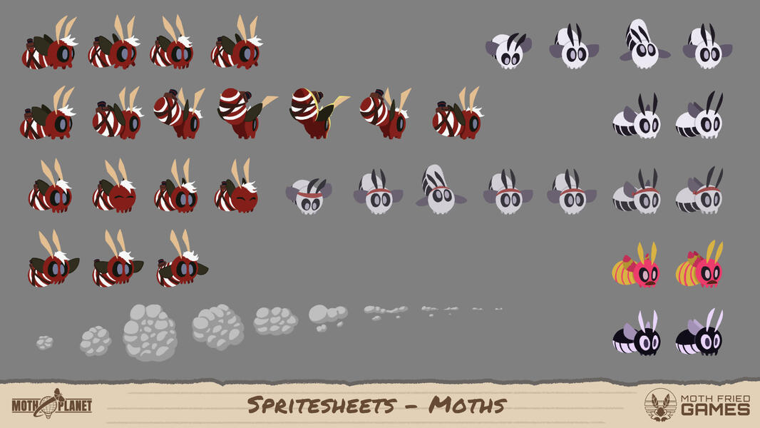 Spritesheets - Mariposas