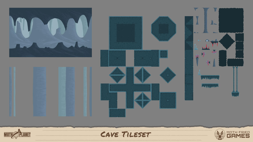 Tileset da Caverna