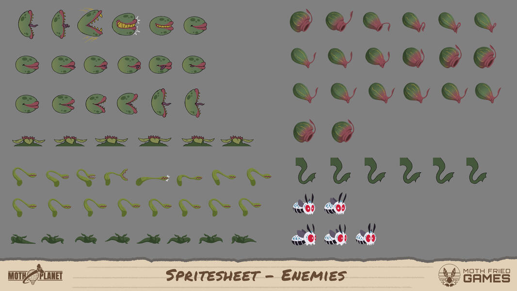 Spritesheet - Inimigos