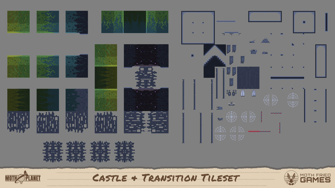 Tileset do Castelo + de Transição