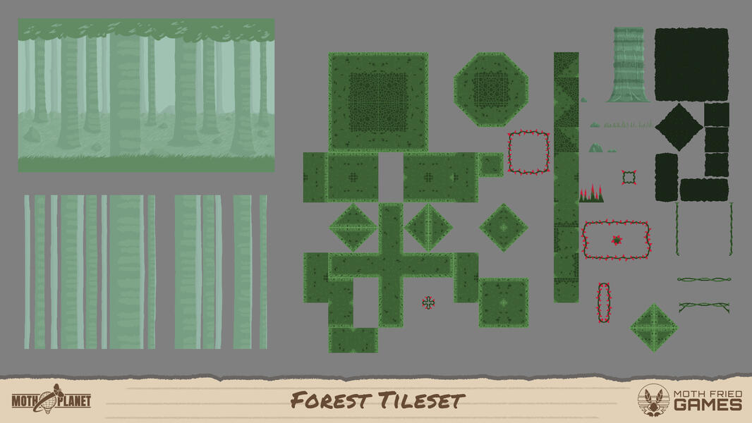 Tileset da Floresta