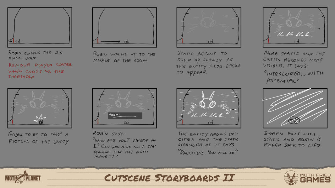 Storyboards para Cutscenes (2/2)