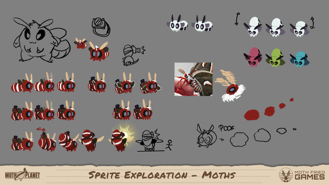 Exploração de Sprites - Mariposas