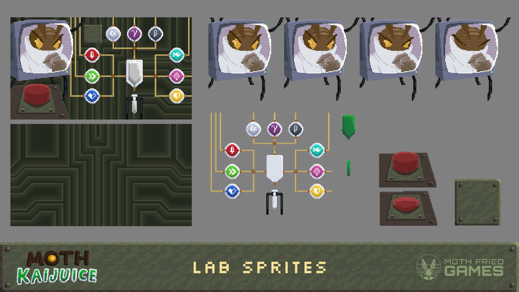 Moth Kaijuice - Sprites do Laboratório (2025)